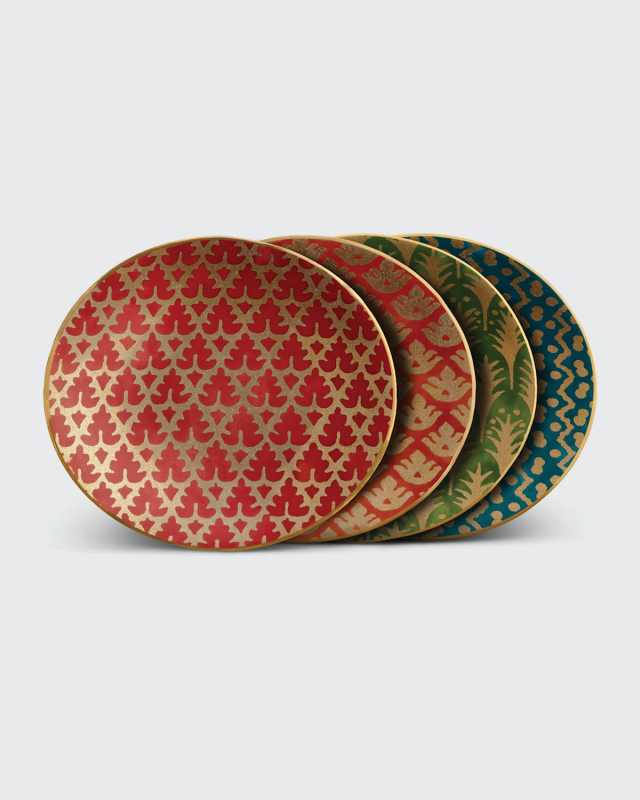 Fortuny Canape Plates, Set of Four